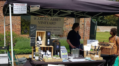 Warden Abbey Vineyard mobile stall